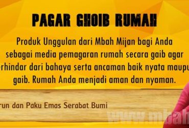 pagar ghaib rumah