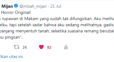 Penampakan Gadis Berlidah Panjang